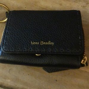 Vera Bradley leather wallet with key fob